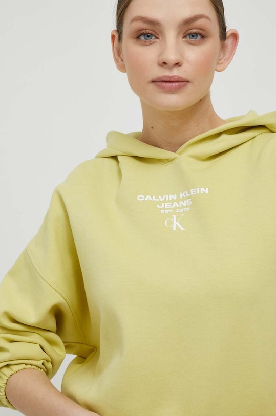 Calvin Klein Jeans bluza zielony J20J221329