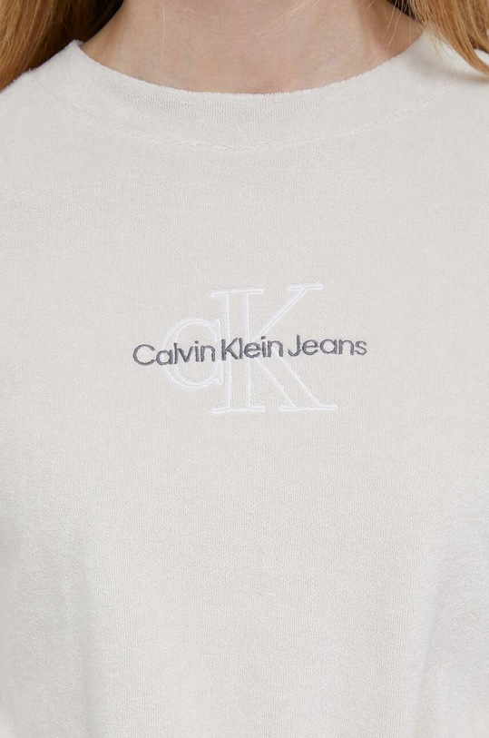 Calvin Klein Jeans bluza J20J221340 beżowy