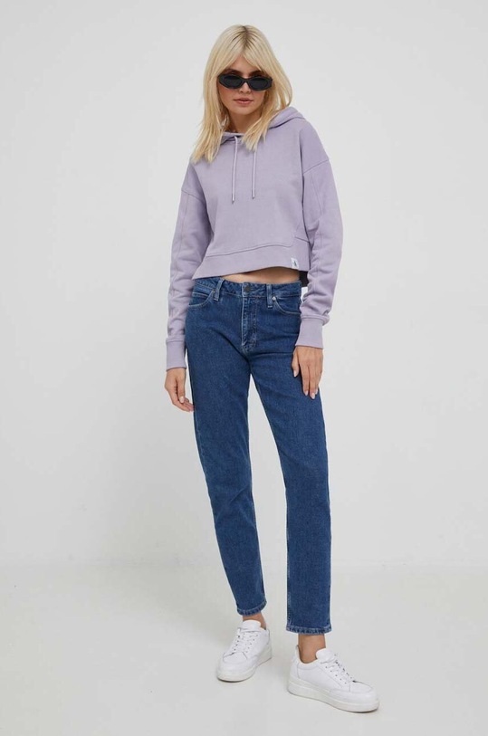 Mikina Calvin Klein Jeans J20J221341 fialová AW23