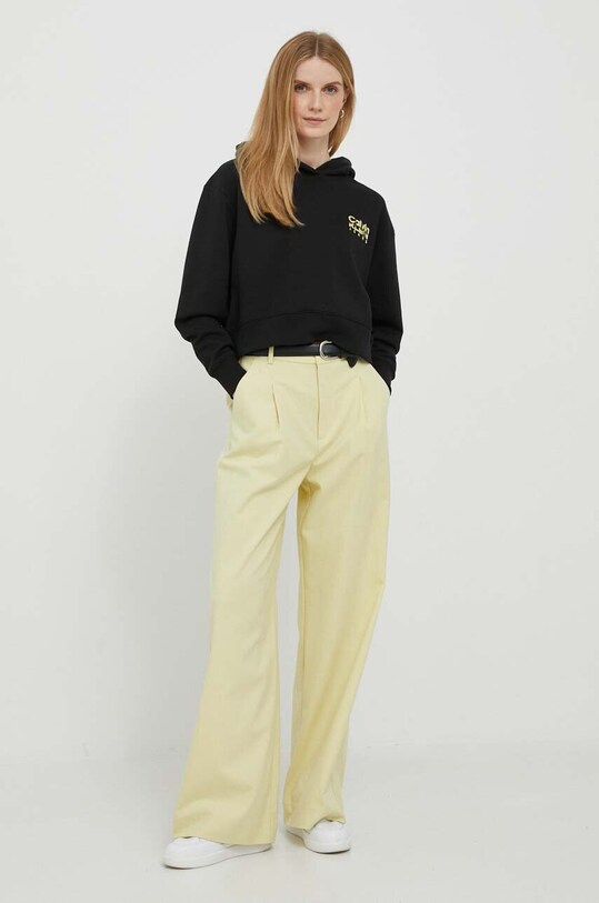 Calvin Klein Jeans bluza bawełniana J20J221657 czarny AW23
