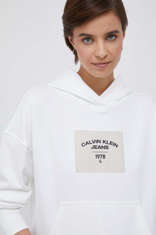 Calvin Klein Jeans bluza bawełniana beżowy J20J222168