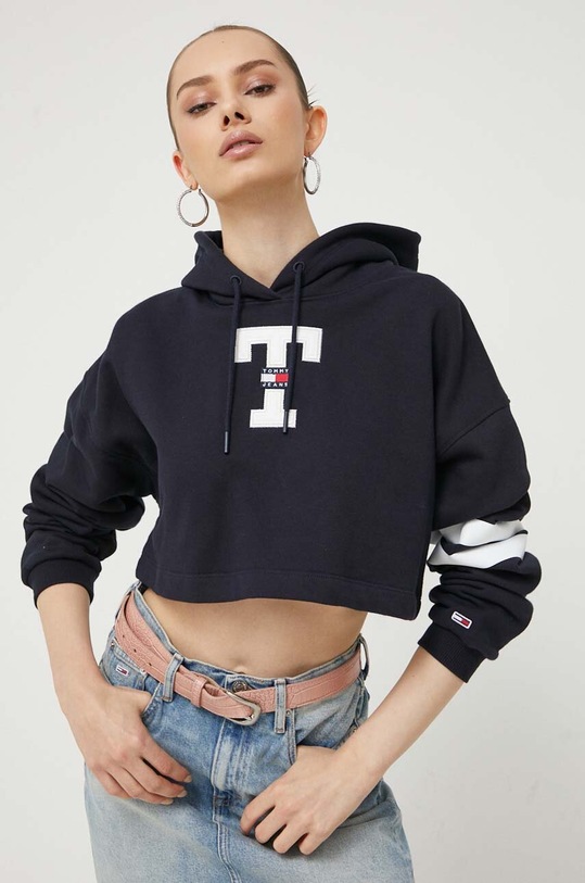 Tommy Jeans bluza pozostałe granatowy DW0DW16122