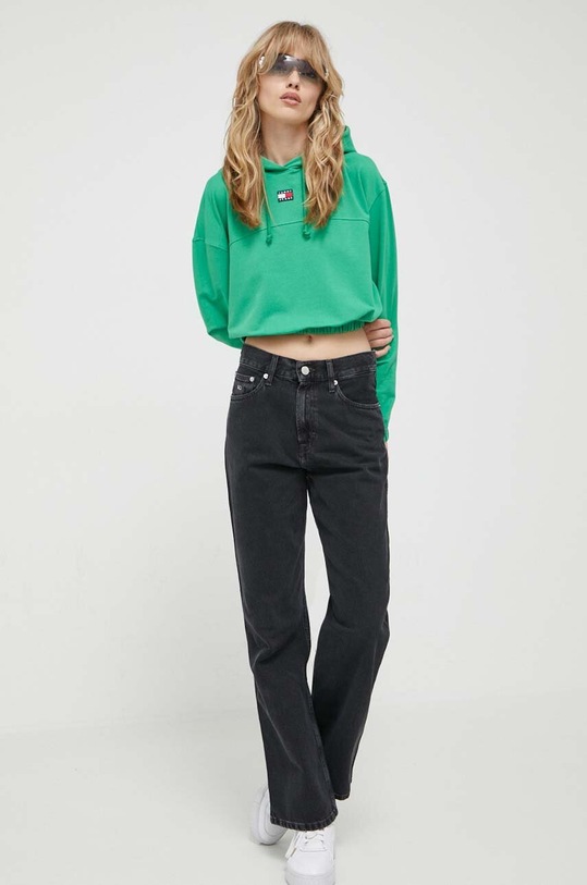 Tommy Jeans bluza DW0DW16135 zielony AW23