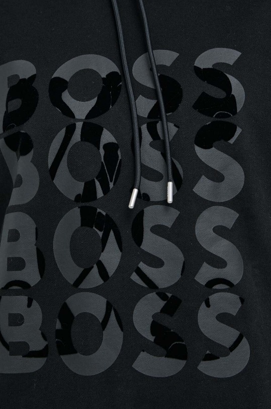 BOSS felpa in cotone 50500066 nero