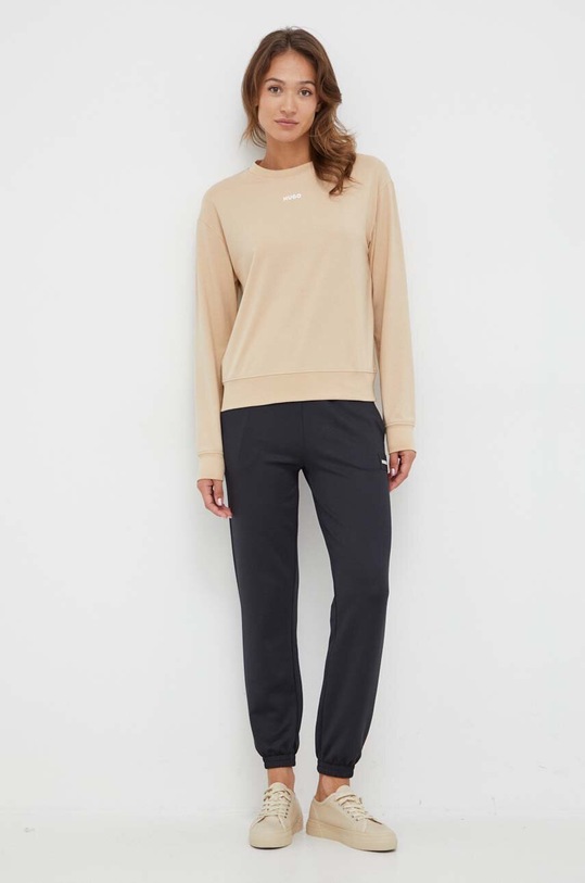 HUGO longsleeve lounge 50490577 beige AW23