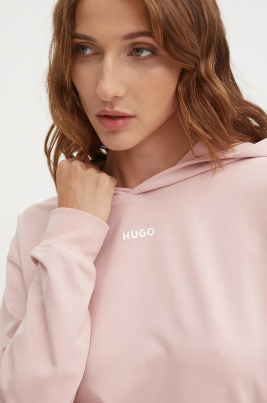 HUGO bluza lounge różowy 50490594
