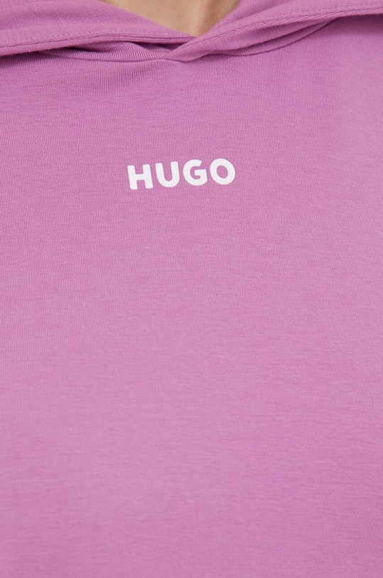 HUGO bluza lounge 50490594 fioletowy