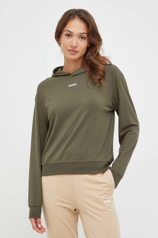 HUGO bluza lounge zielony 50490594