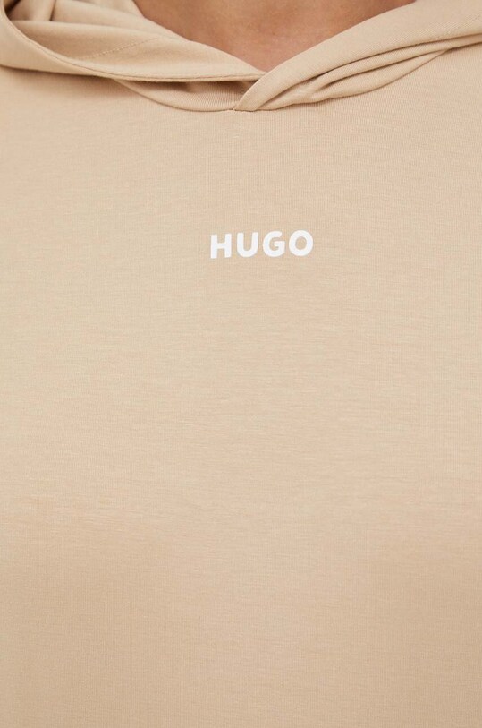 Mikina s kapucňou HUGO 50490594 béžová