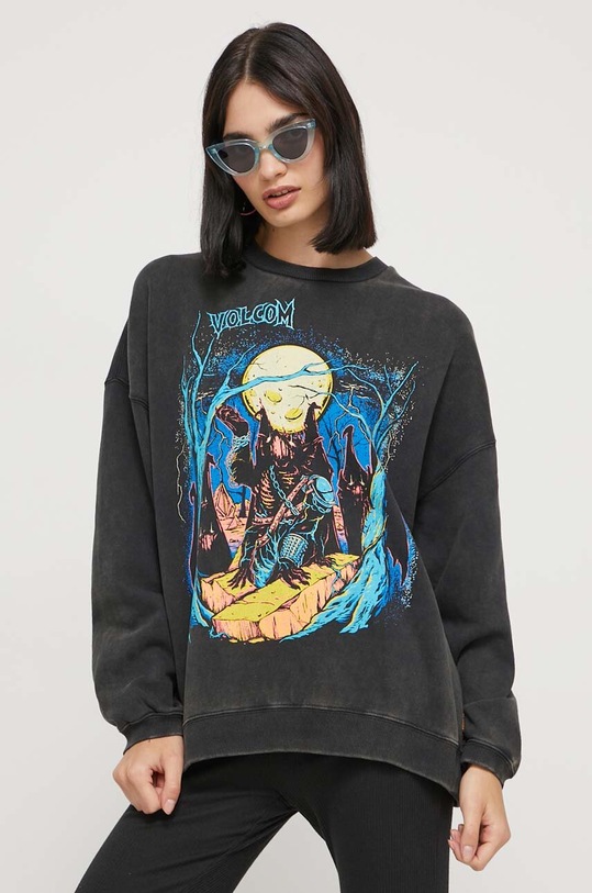 Volcom bluza x MAX SHERMAN print gri B4632302.BLK