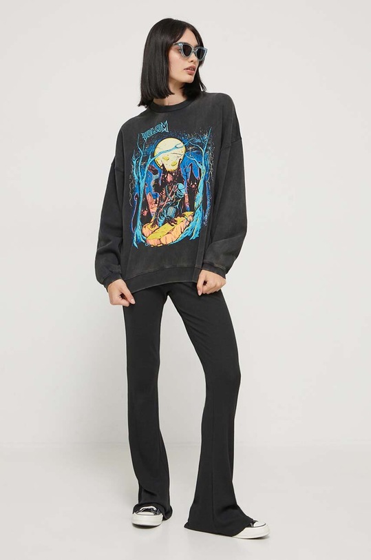 Volcom bluza x MAX SHERMAN B4632302.BLK gri AW23
