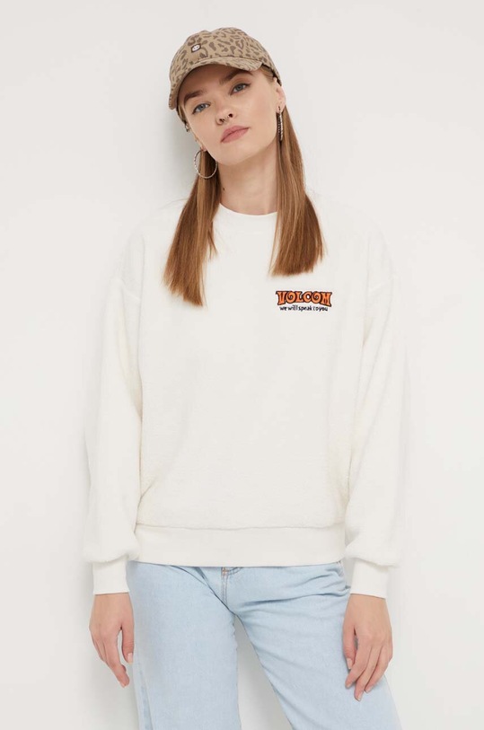 Μπλούζα Volcom απλικέ μπεζ B4632303.CLO
