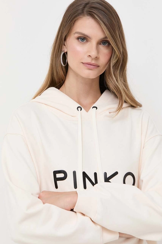 Хлопковая кофта Pinko хлопок бежевый 101685.A163