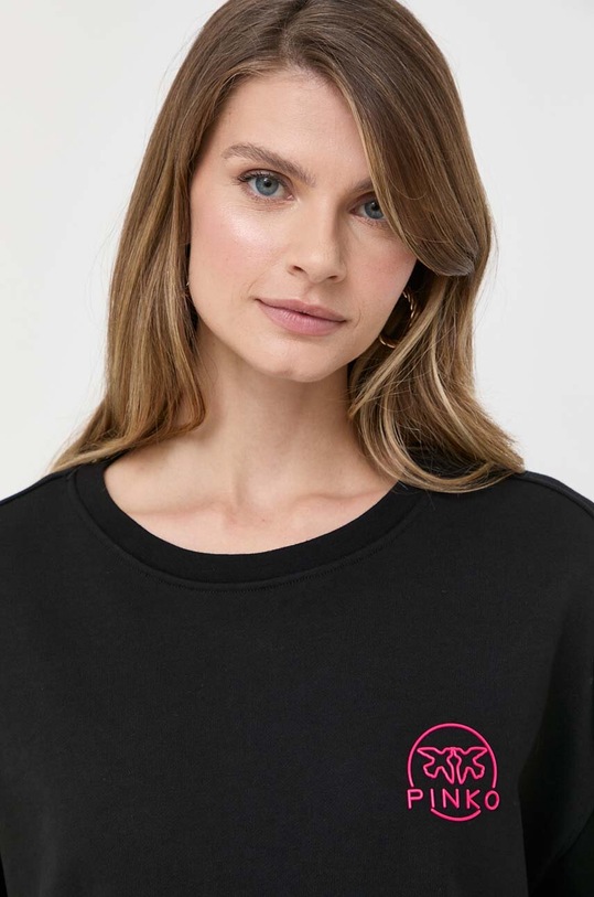 Pinko bluza bawełniana czarny 101831.A162
