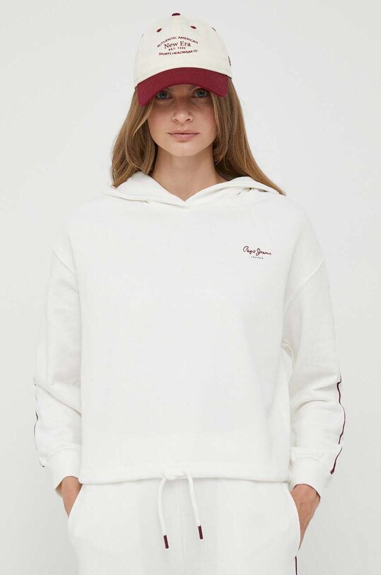 Pepe Jeans hanorac de bumbac Bibi bej PL581365.808