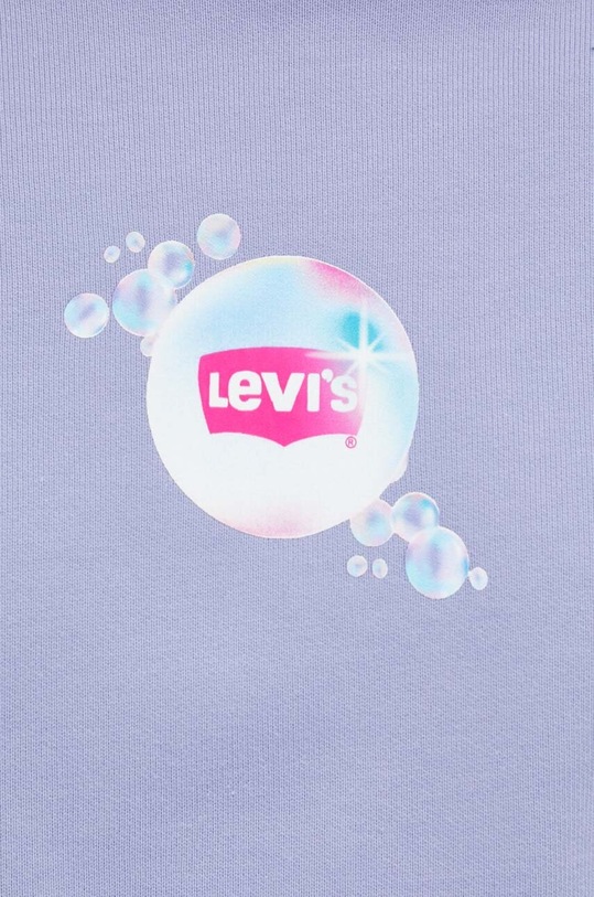 Levi's bluza bawełniana A6095.0001 fioletowy