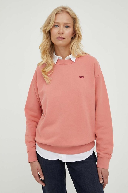 Levi's bluza bawełniana bawełna pomarańczowy 24688.0083