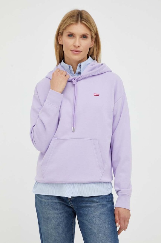 Levi's bluza bawełniana bawełna fioletowy 24693.0050