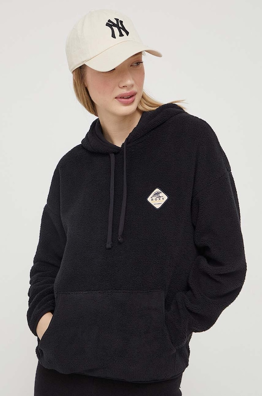 Roxy bluza aplikacja czarny ERJPF03147