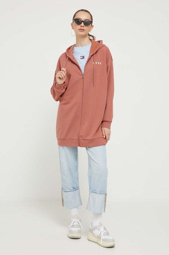 Mikina Roxy ERJFT04777 růžová AW23