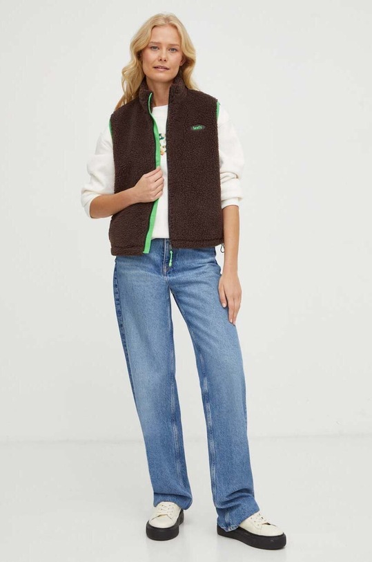 Γιλέκο Levi's A5933.0000 καφέ AW23