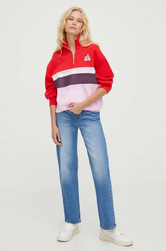 Levi's bluza pozostałe czerwony A6889.0000