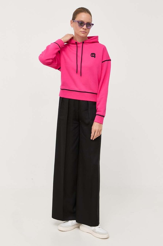Karl Lagerfeld bluza 235W1816 różowy AW23
