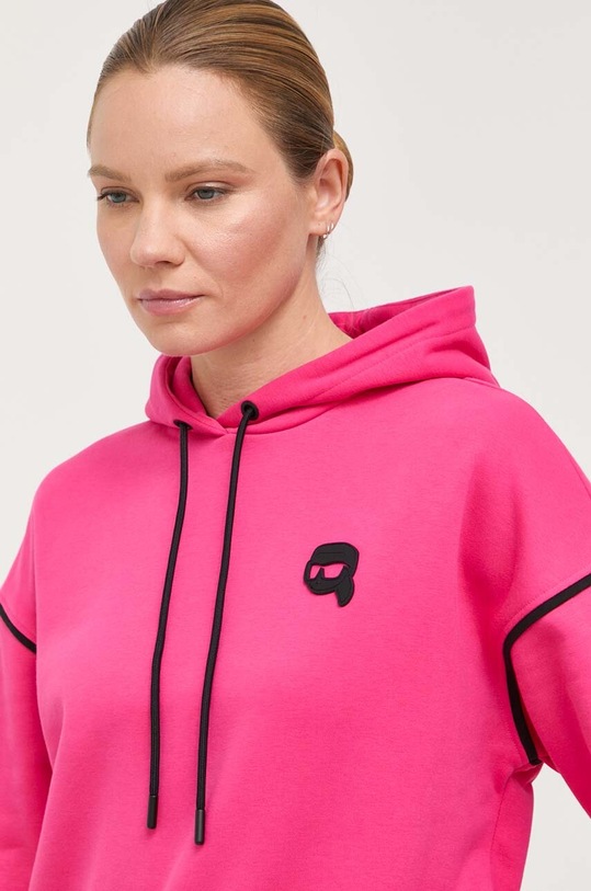 Karl Lagerfeld bluza różowy 235W1816