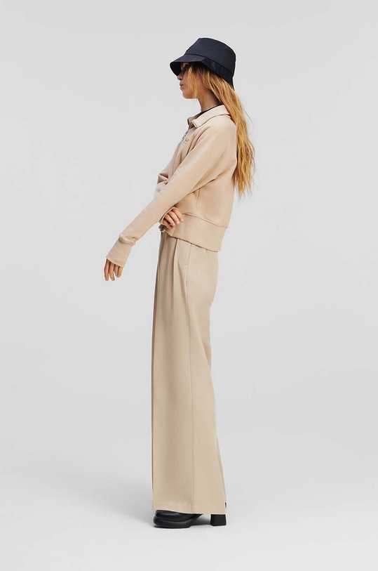 Karl Lagerfeld bluza beżowy 235W1809