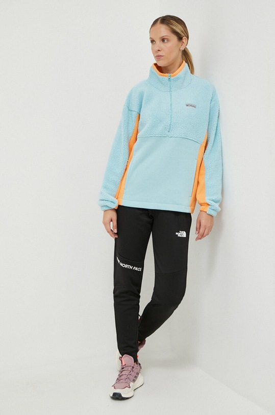 Суичър Columbia 2051601 тюркоазен AW23