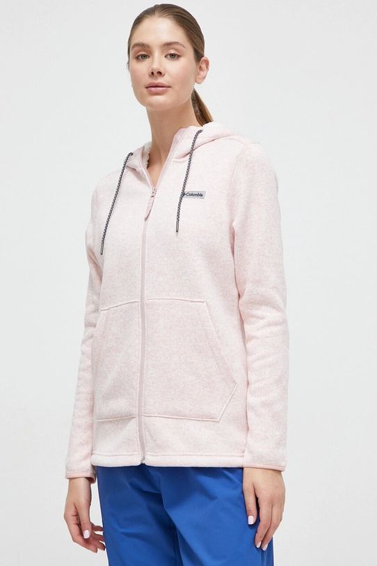 Columbia bluza sportowa Sweater Weather z kapturem różowy 2051684