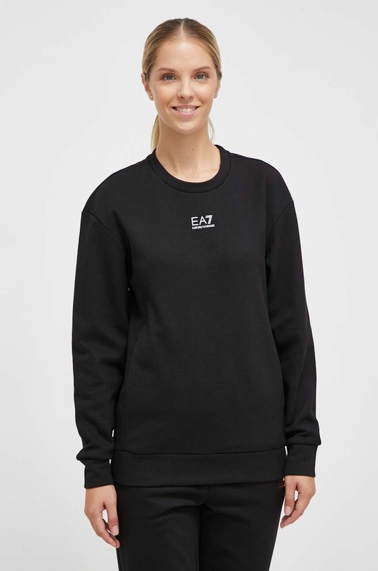EA7 Emporio Armani bluza pozostałe czarny 6RTM23.TJQLZ