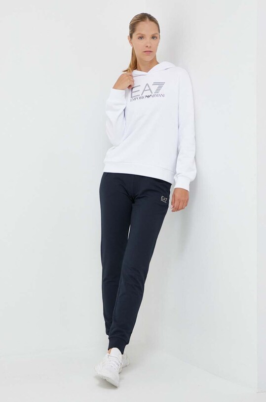 EA7 Emporio Armani bluza 6RTM31.TJRRZ biały AW23