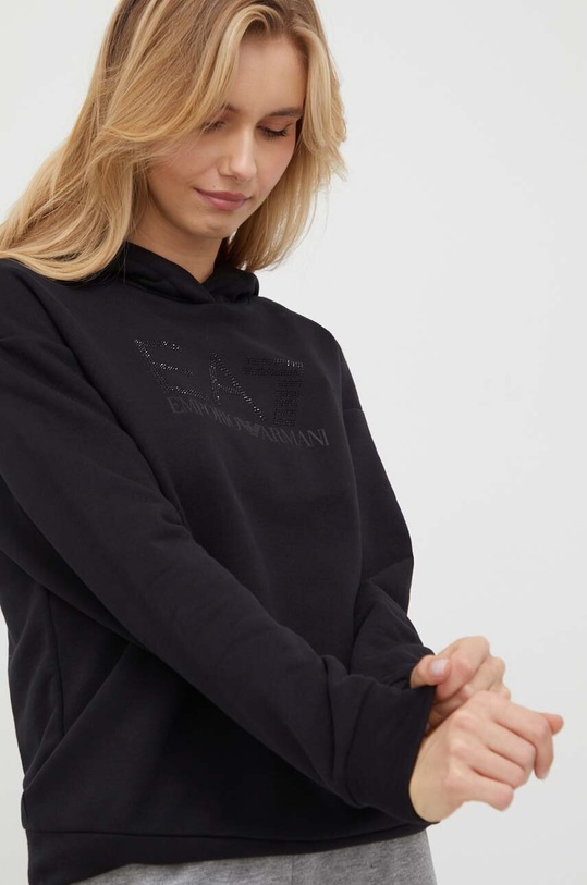 Odzież EA7 Emporio Armani bluza 6RTM31.TJRRZ czarny