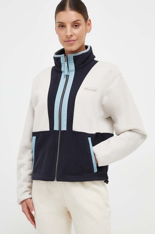 Columbia bluza polarowa bez kaptura beżowy 2055753