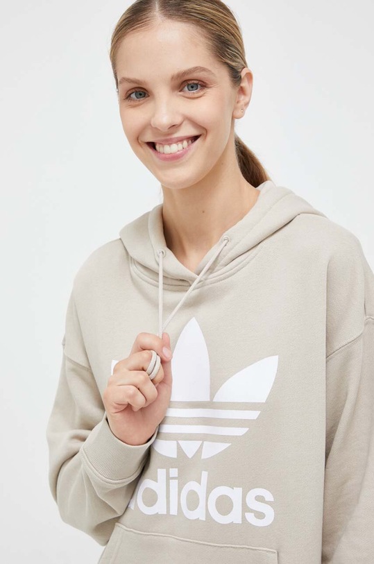 adidas Originals bluza bawełniana beżowy IK6471