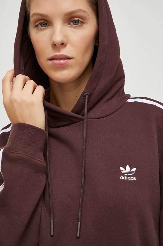 adidas Originals bluza bawełniana brązowy IL3865