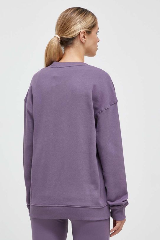 Одяг Бавовняна кофта adidas Originals IL3873 фіолетовий