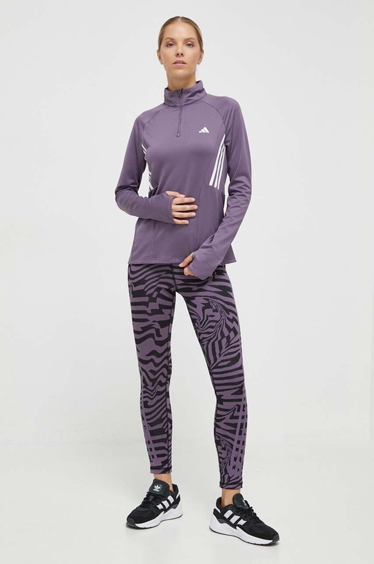 Tréninková mikina adidas Performance Hyperglam IL6981 fialová AW23