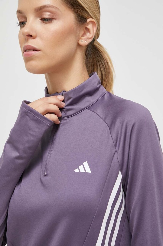 Tréninková mikina adidas Performance Hyperglam fialová IL6981