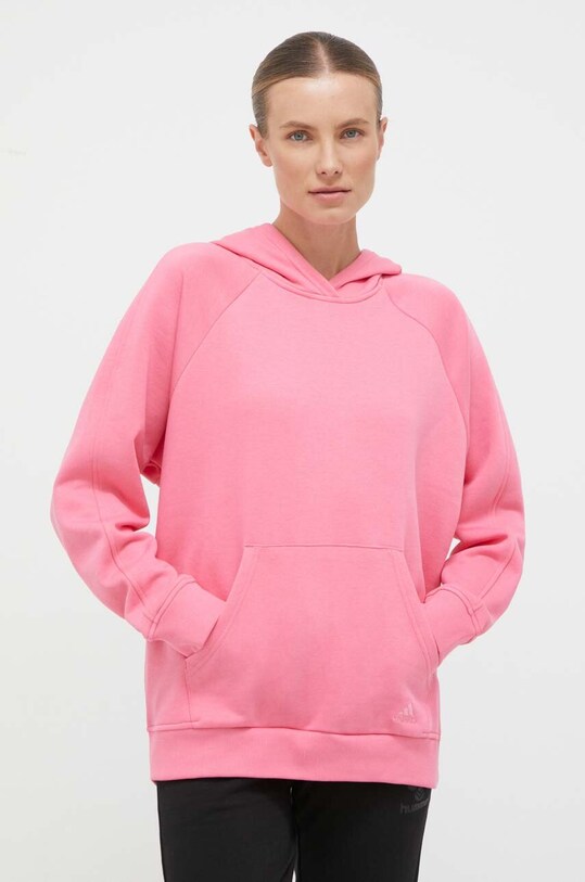 Кофта adidas з капюшоном рожевий IM0321
