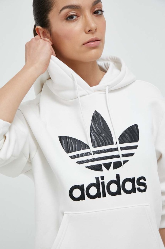 Mikina adidas Originals bílá IJ7773