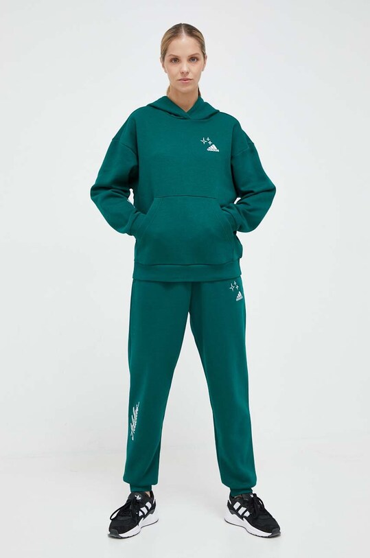 Кофта adidas IJ8738 зелёный AW23