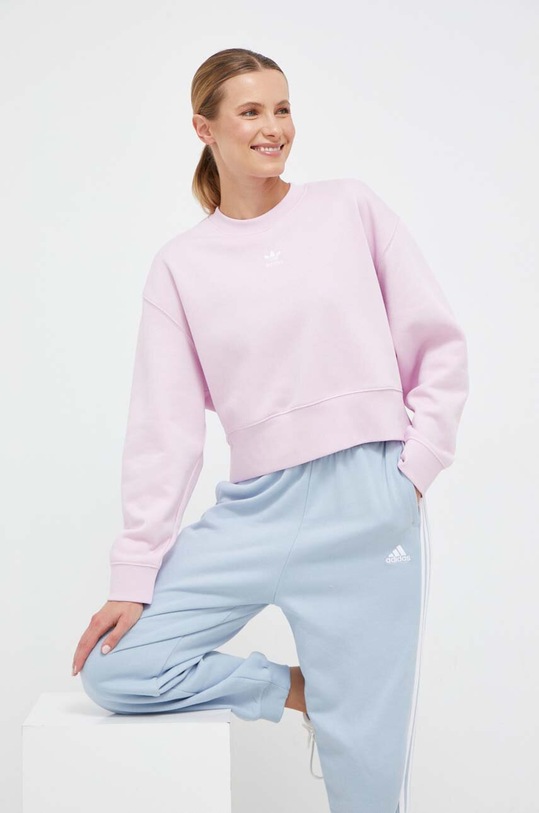 Mikina adidas Originals IJ9771 růžová
