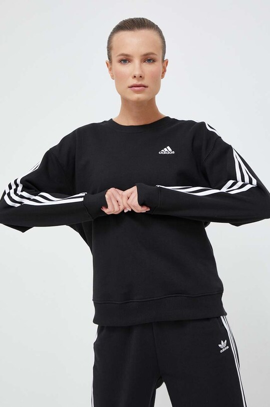 adidas felpa in cotone IC8766 nero AW23