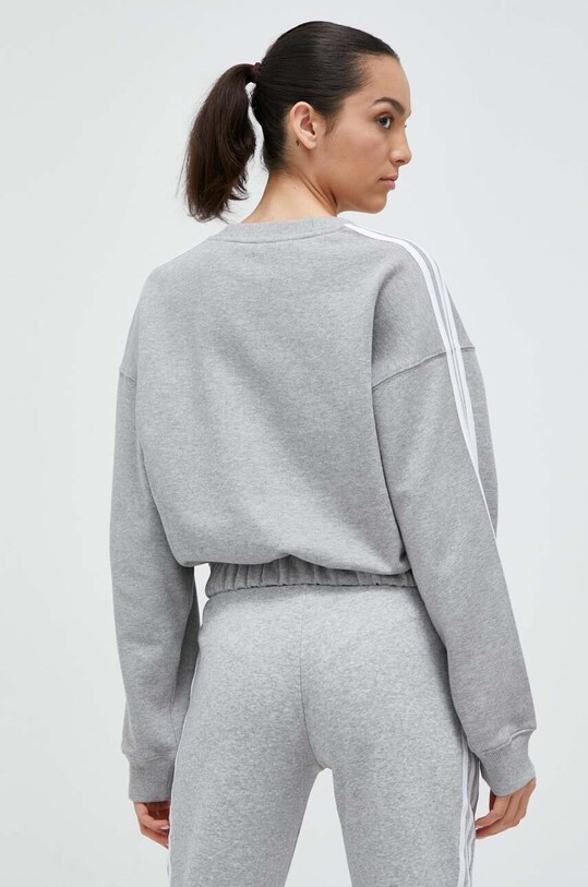 Одяг Бавовняна кофта adidas HR4929 сірий