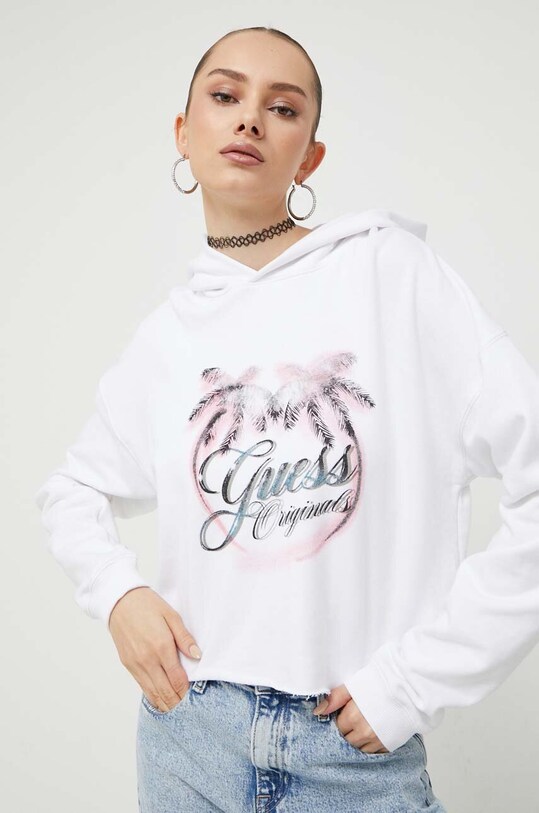 Odjeća Dukserica Guess Originals W3YQ17KBRL1 bijela