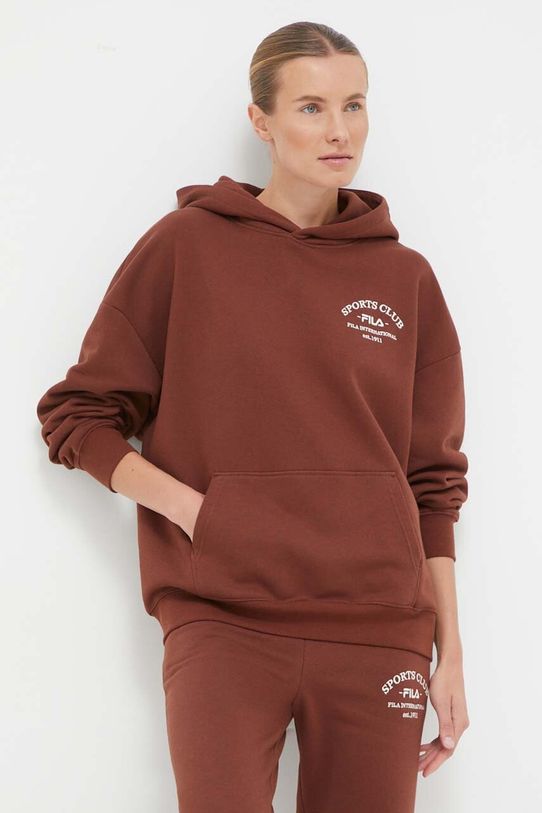 Fila bluza pozostałe brązowy FAW0591