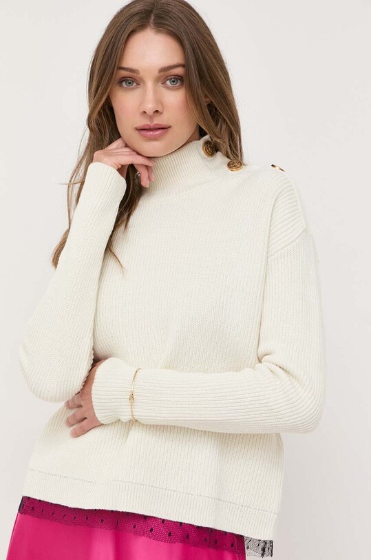 Pulover s primesjo volne Red Valentino Srednje debeline bež 3R3KC17X6WY