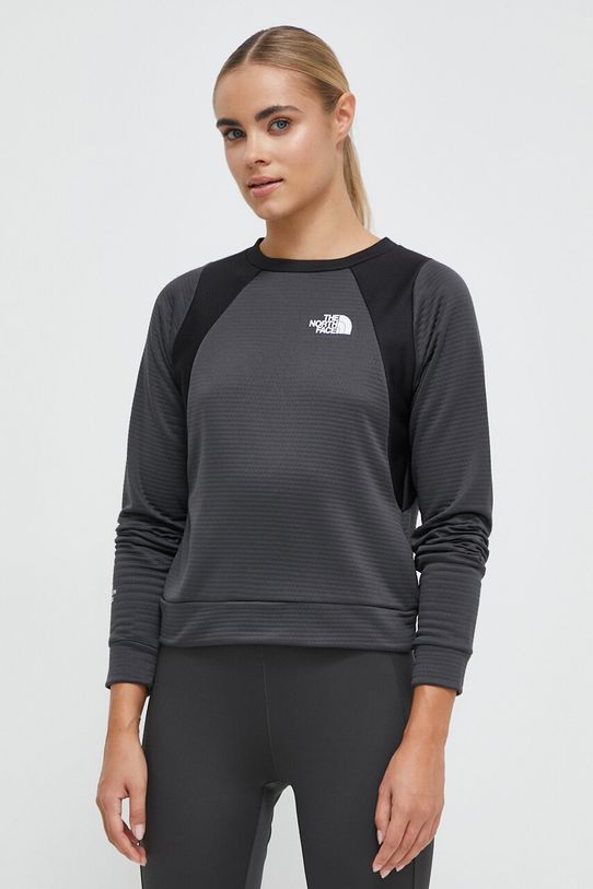 Αθλητική μπλούζα The North Face Mountain Athletics στάμπα μαύρο NF0A856AMN81